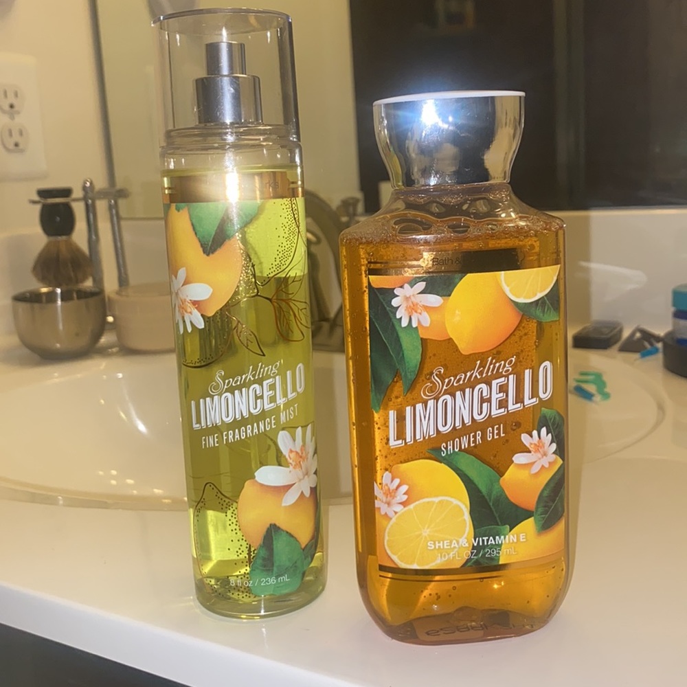 Bath & Body Works Sparkling Limoncello Fragrance Mist and Shower Gel